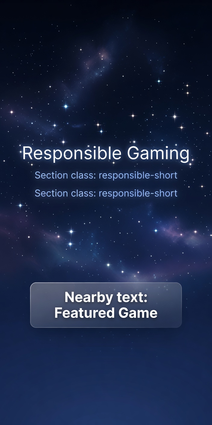 Serene starry night sky symbolizing calm and balanced play in AstroSlots Social Casino